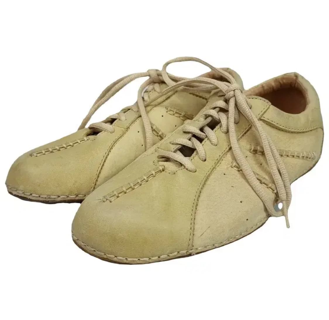 닥터마틴 스웨이드 레더 옐로우 스니커즈 신발 상품이미지1