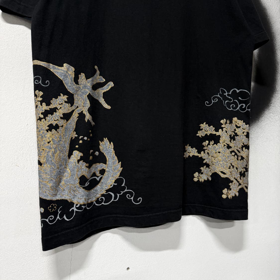 VTG 빈티지 몬스터헌터 재패니즈 오리엔탈 프린팅 반팔 티셔츠 상품이미지3