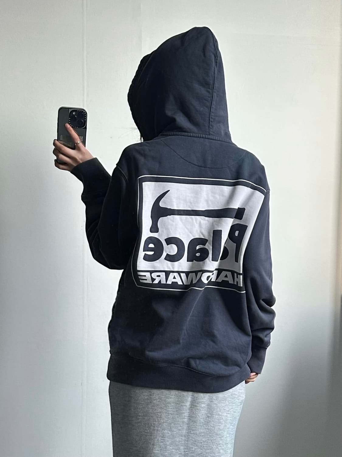 팔라스 하드웨어 콜라보 빅로고 후드집업 상품이미지2