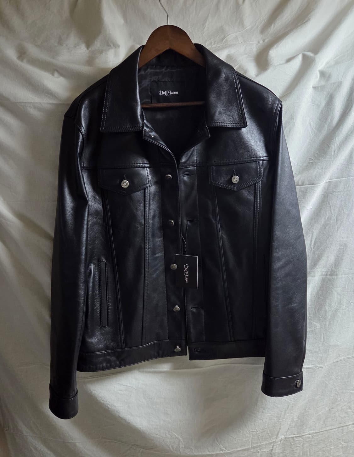 (새상품) 도프제이슨 램스킨 레더 자켓 XL 상품이미지1
