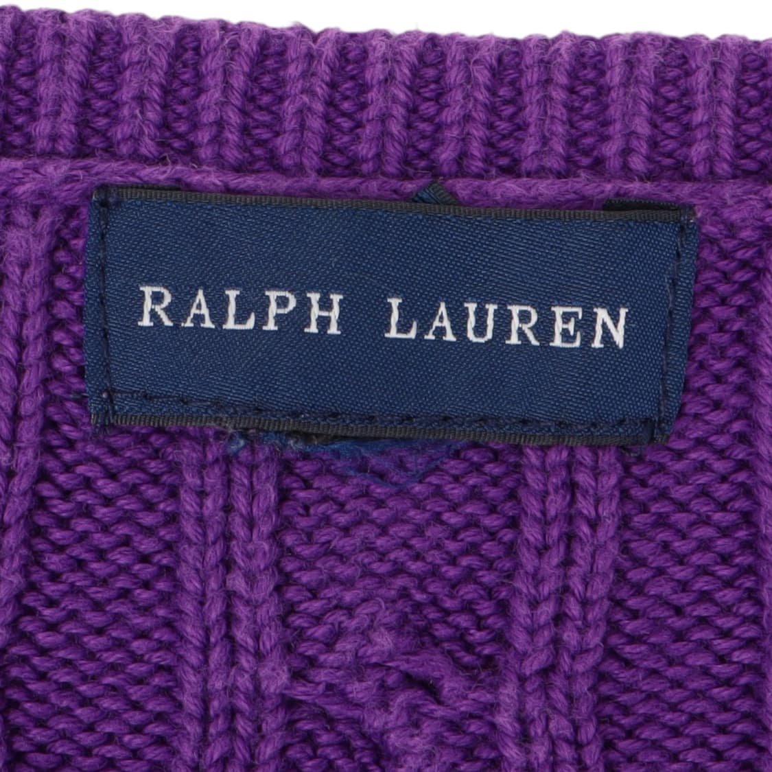 폴로 랄프로렌 퍼플 숄더버튼 케이블 니트 상품이미지8