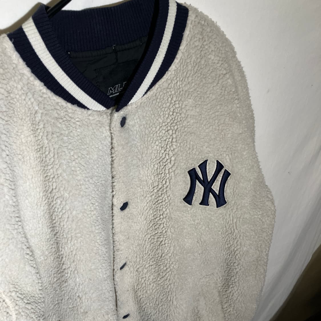 2XL)MLB 뉴욕양키스 후리스 바시티 자켓 상품이미지3