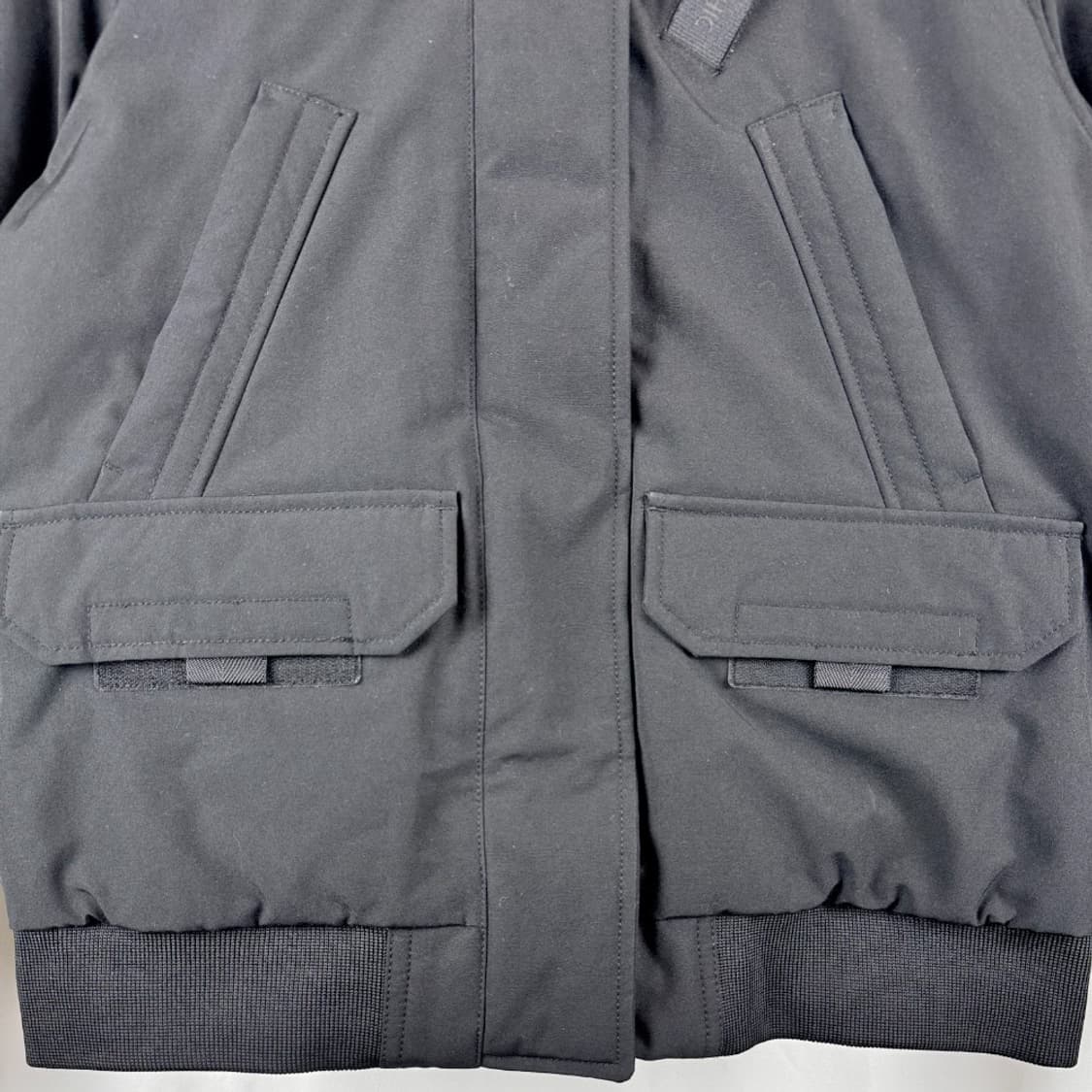 (90) 내셔널지오그래픽 타루가 덕다운 유틸리티 숏패딩 블랙 상품이미지4