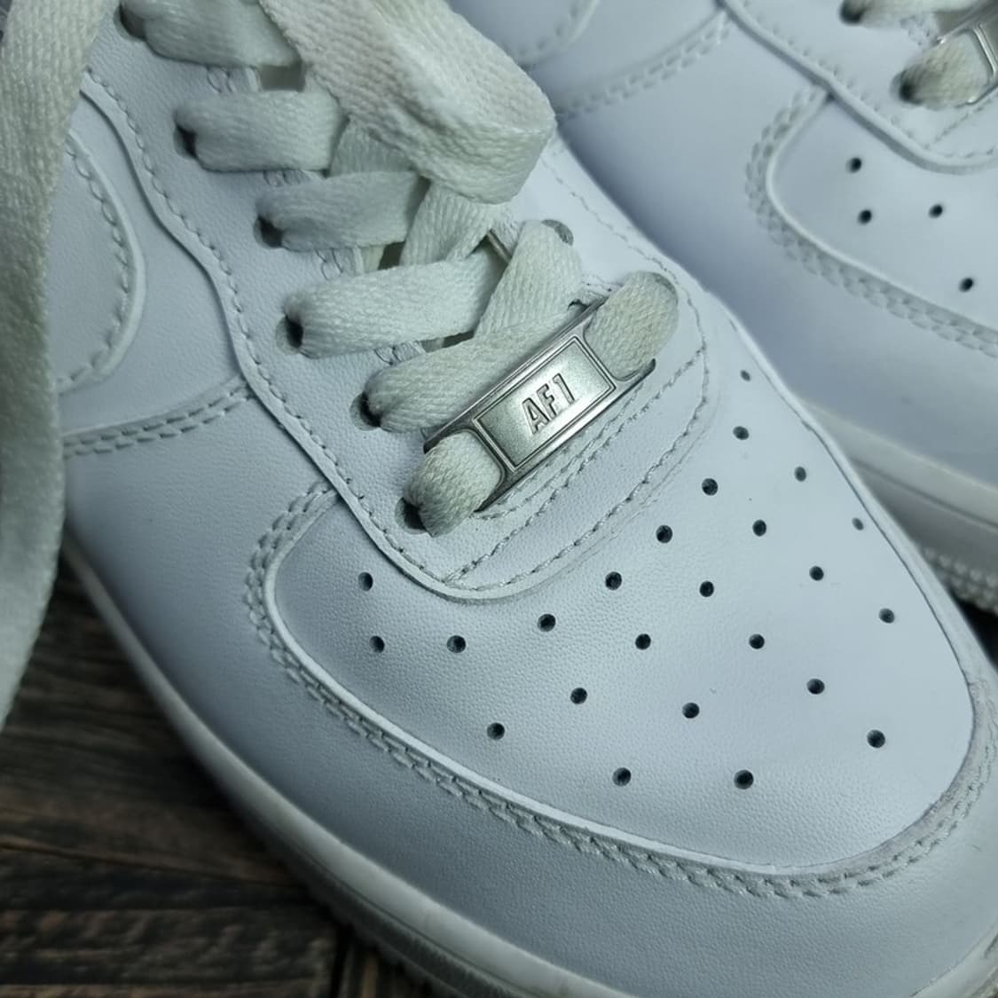 [나이키] 에어포스 1 로우 화이트 올백 M17487 상품이미지7