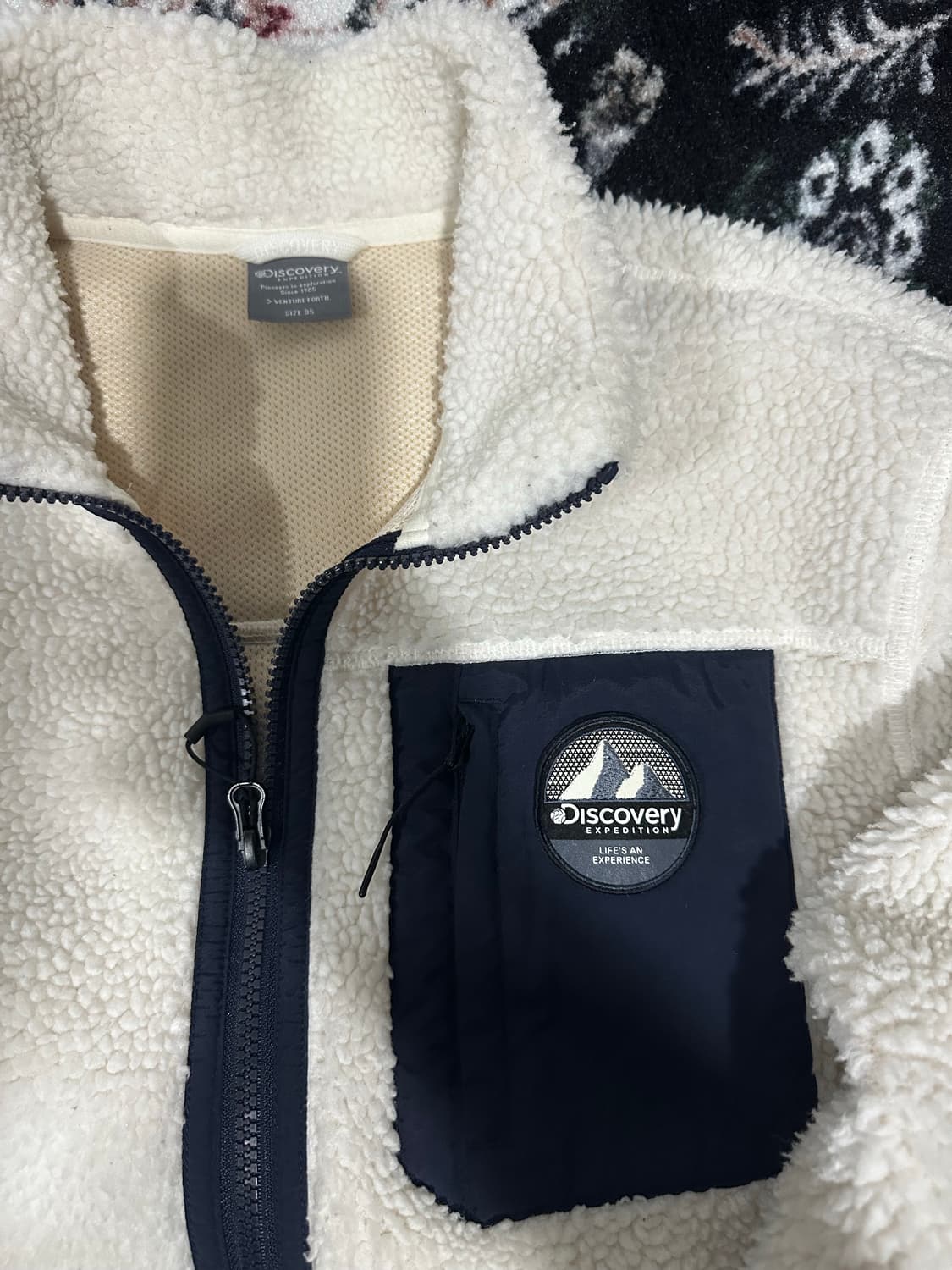 디스커버리 익스페디션 뽀글이 후리스 자켓 아이보리  상품이미지2