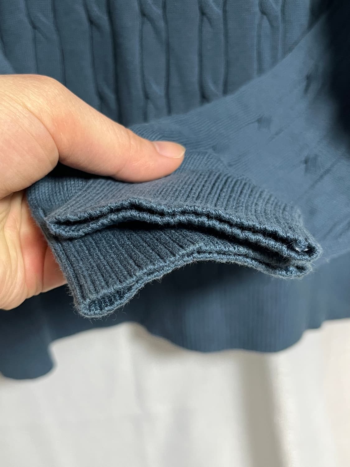 공용 KUJTEN 쿠즈텡 케이블 니트 100 사이즈  상품이미지2