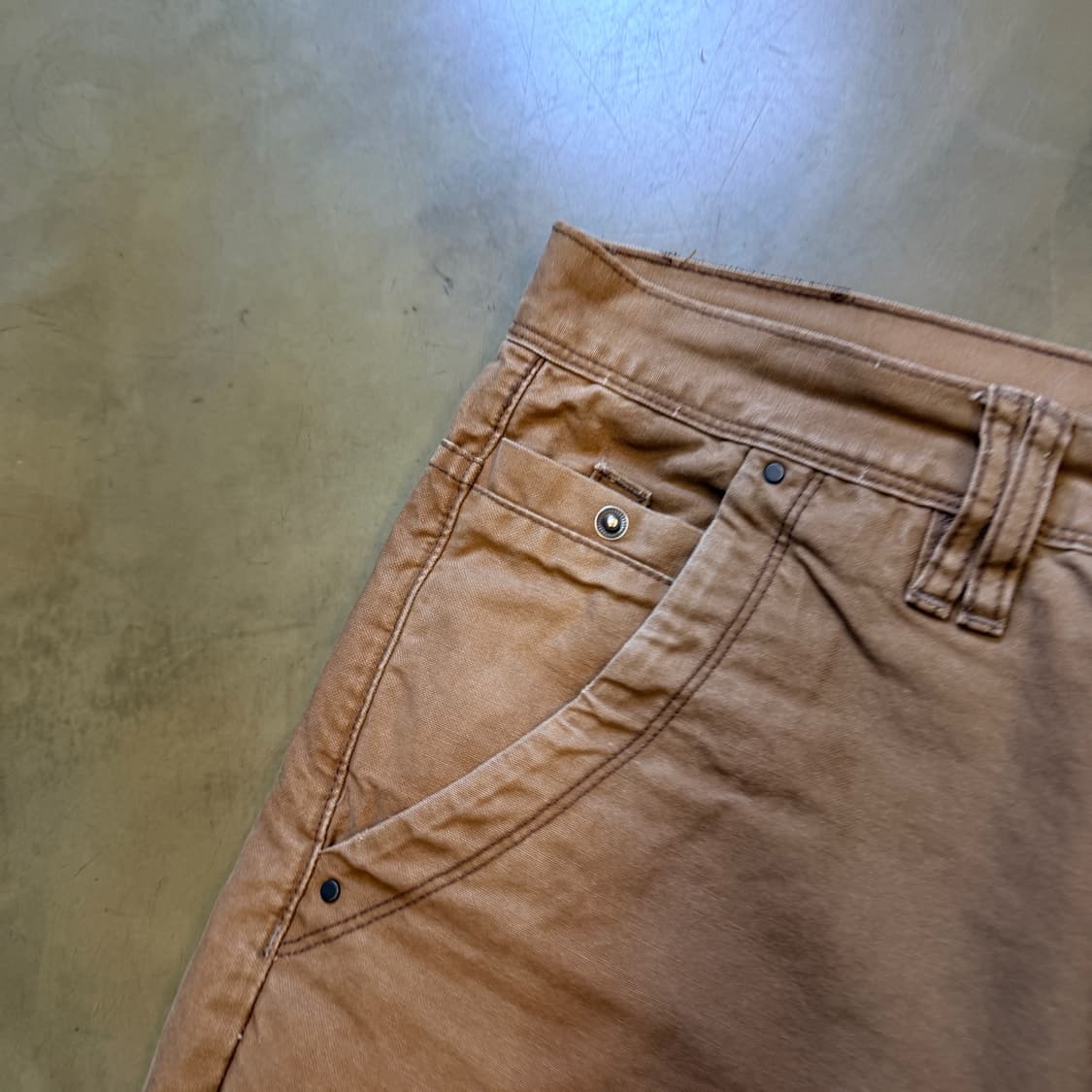 아르마니 익스체인지버튼플라이 레더패치 팬츠 38 39 상품이미지5