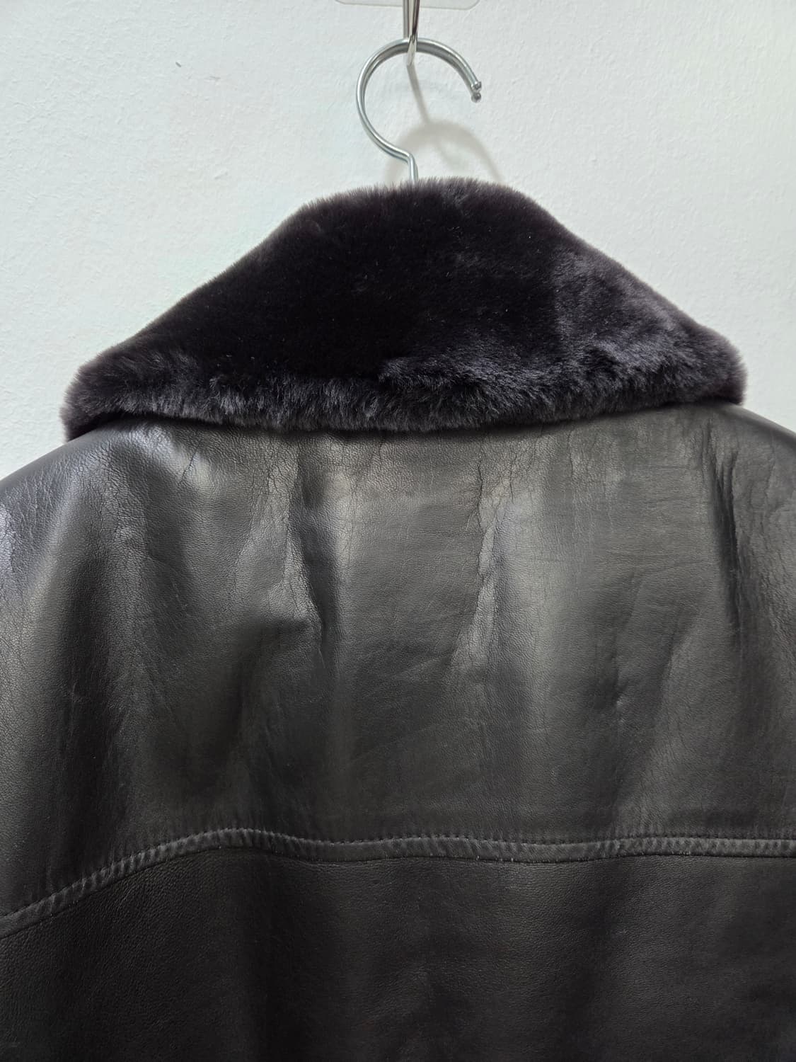 윈디크로드 양가죽재킷 봄버 점퍼 퍼카라 100사이즈 상품이미지6