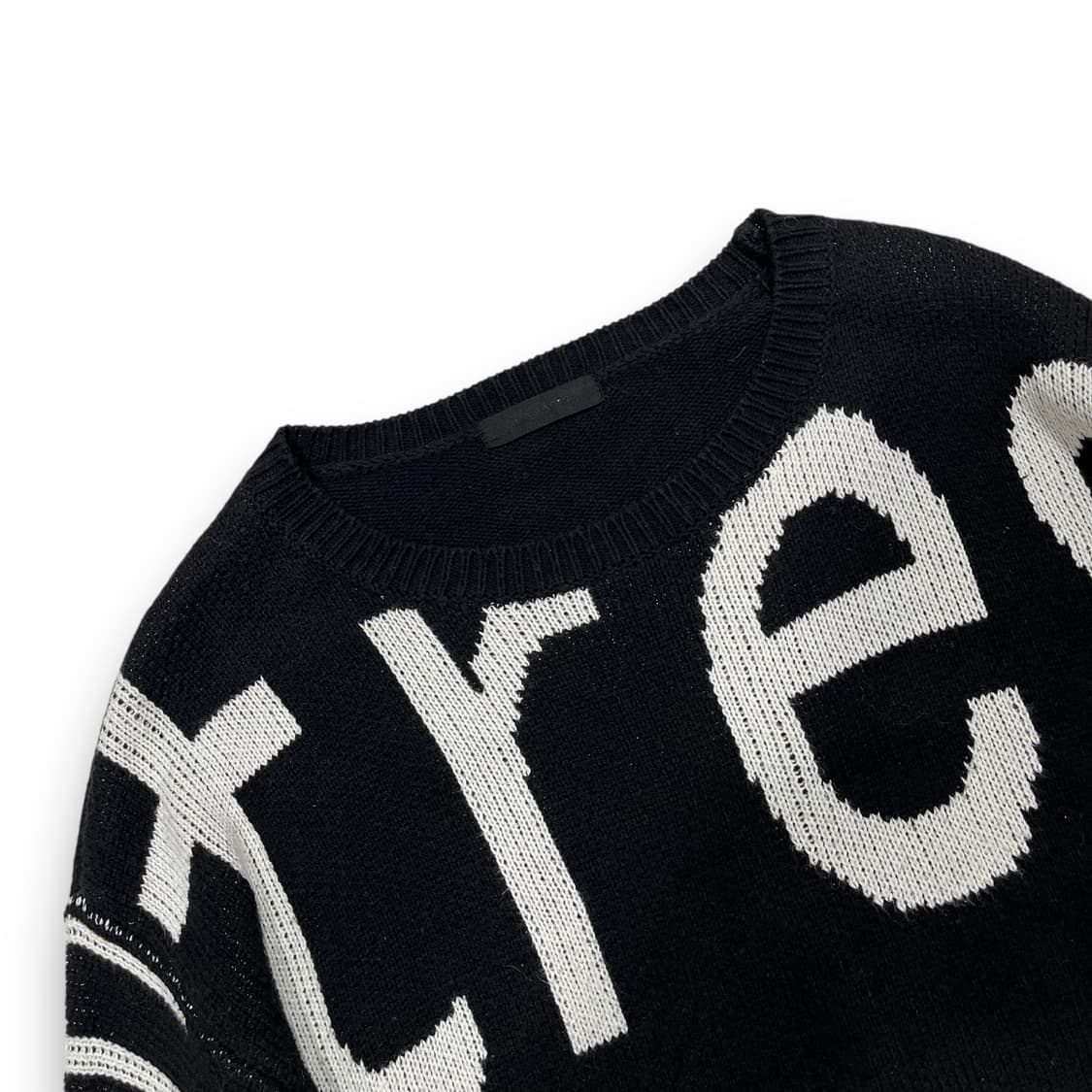 JEANASiS Street lettering cropped knit 상품이미지3