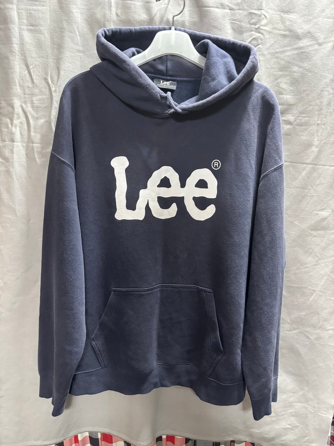 Lee 기본 레터링 로고 후드티 상품이미지1