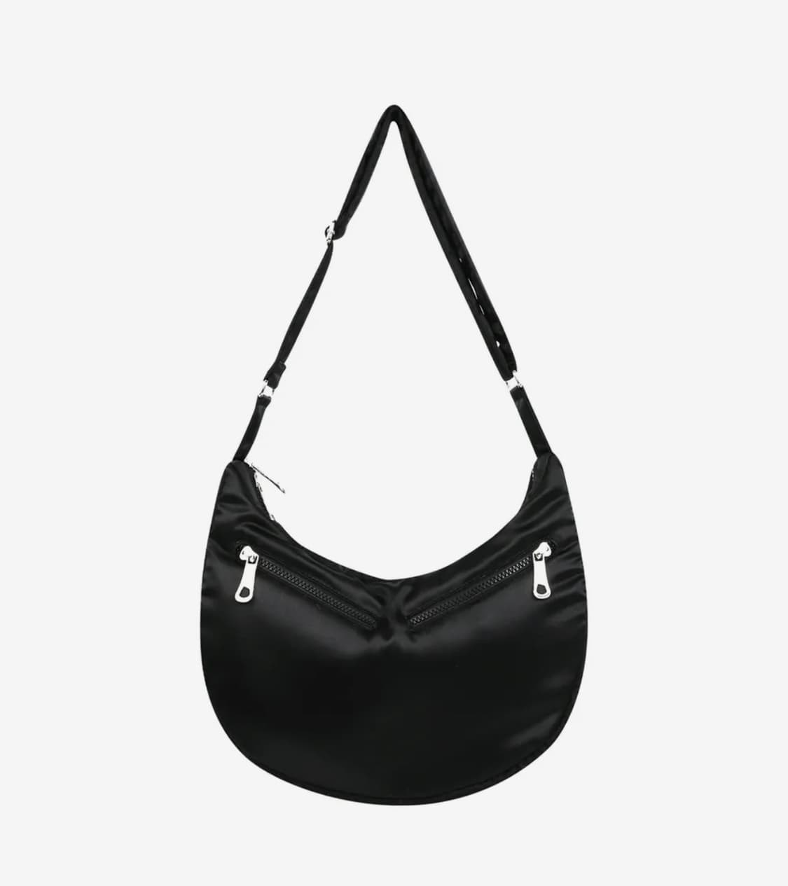 이우가마카라스 리본 숄더백 black 상품이미지2