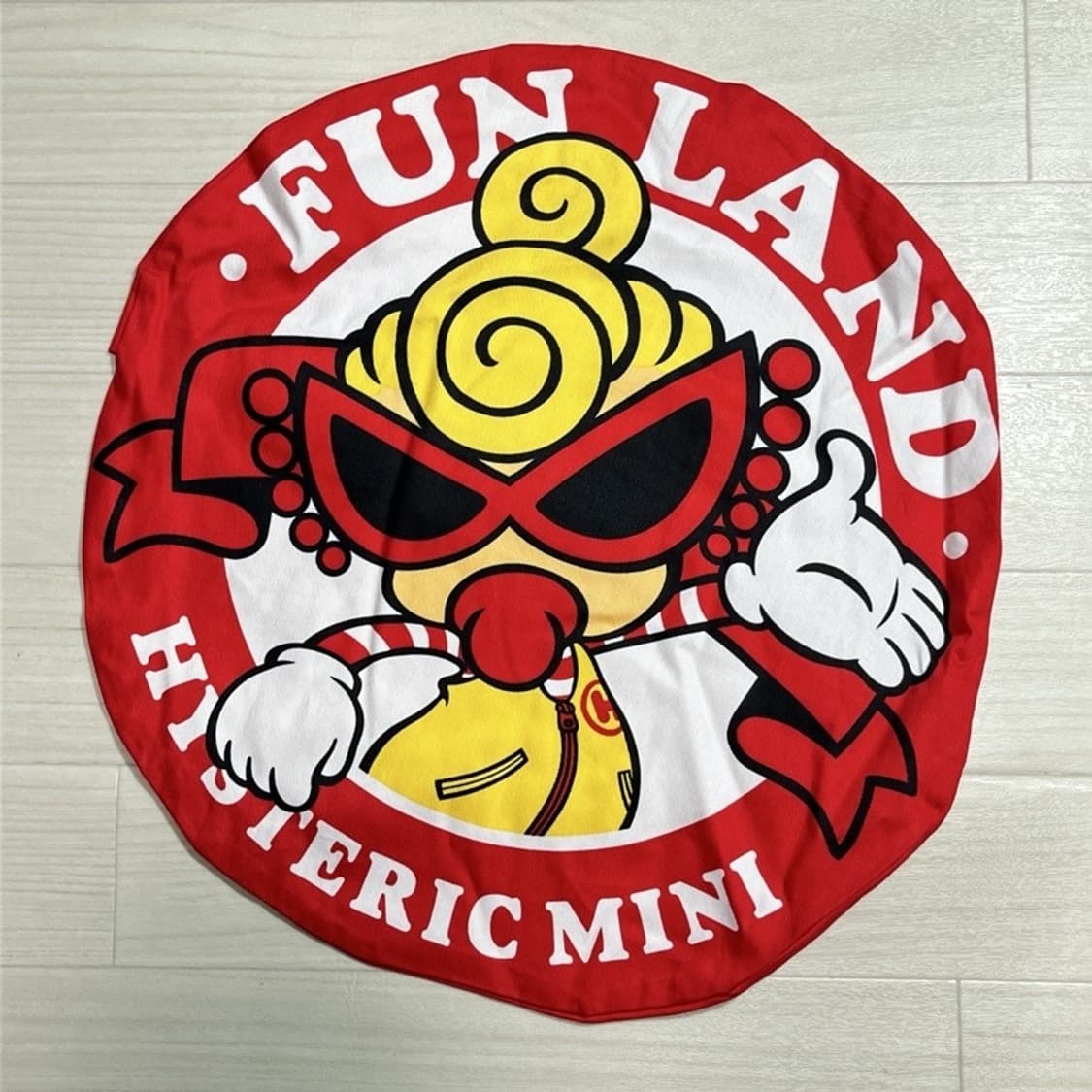 HYSTERIC MINI FUN LAND 원형 쿠션 커버 (백로고) 상품이미지3