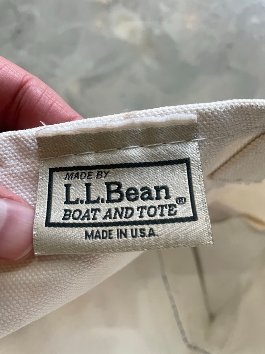 LL Bean 미니 BOAT AND TOTE MADE IN USA 상품이미지6