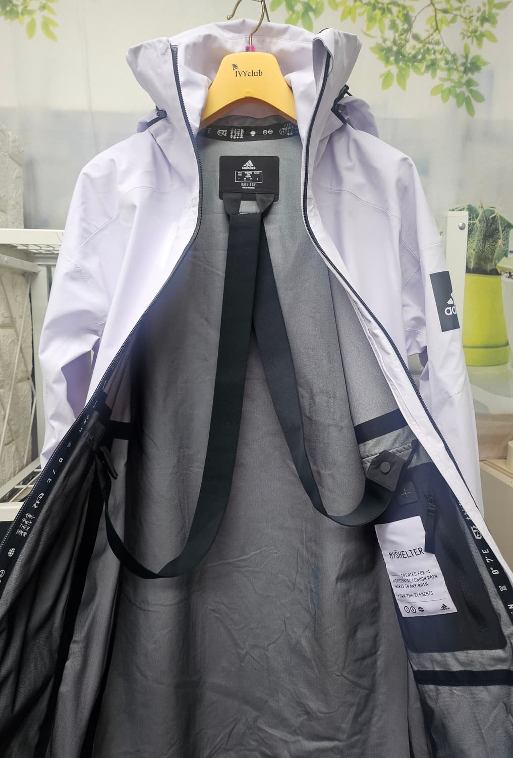 아디다스 마이쉘터 파카 레인코트 S 롱자켓 방수코트  MM44 상품이미지4