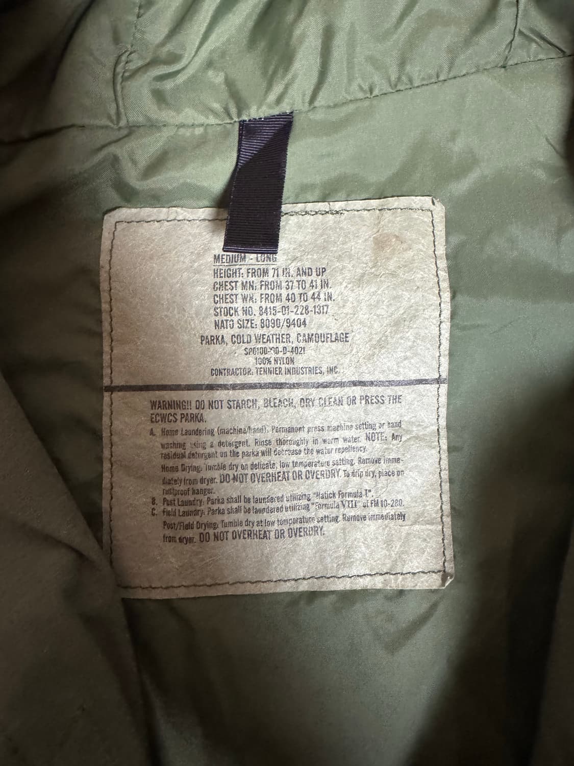 M/L 우드랜드 고어택스 파카 상품이미지3