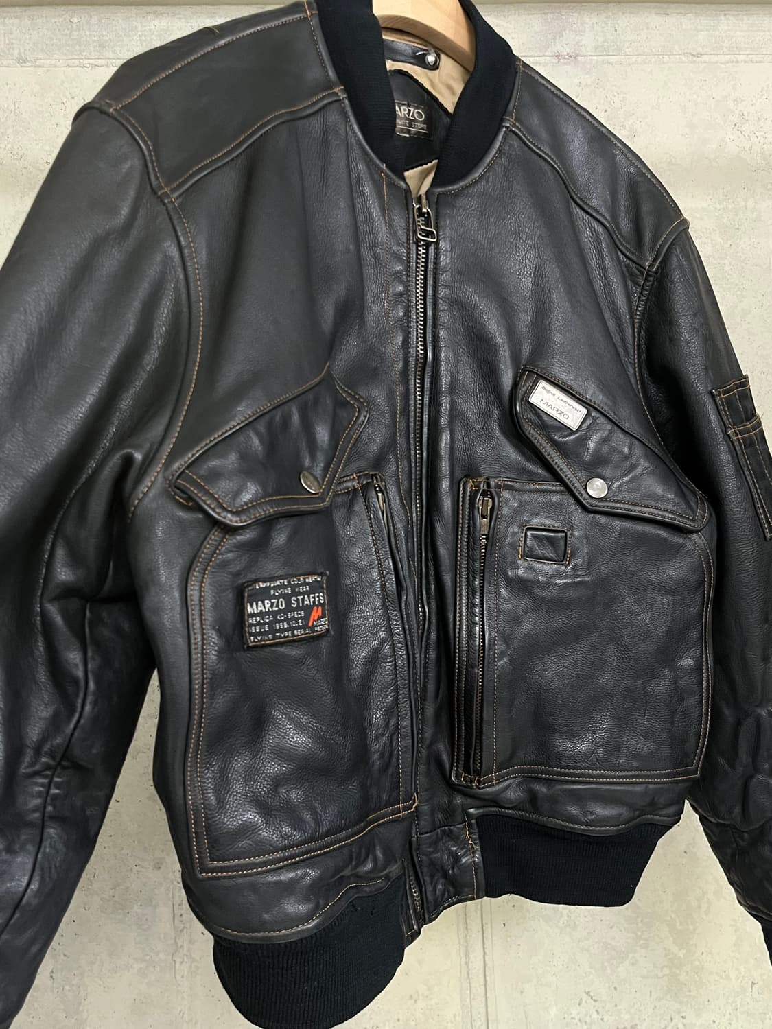 80s Leather Jacket 상품이미지4