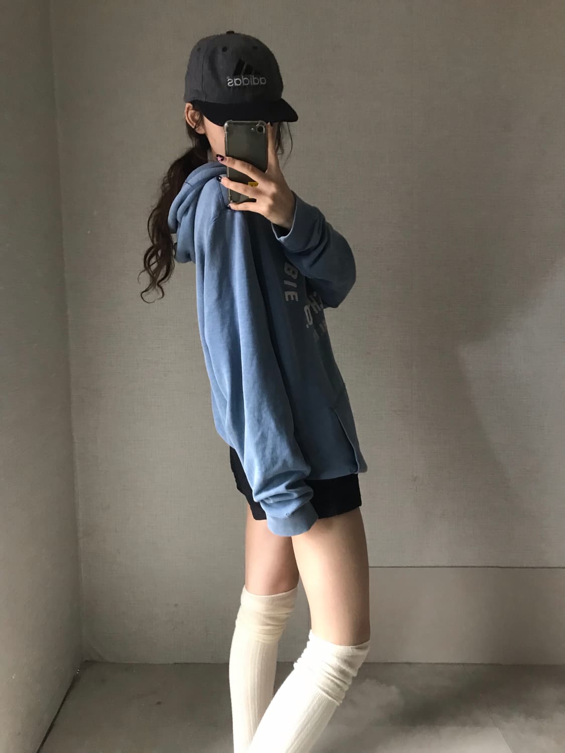아베크롬비 연하늘 후드티 상품이미지2