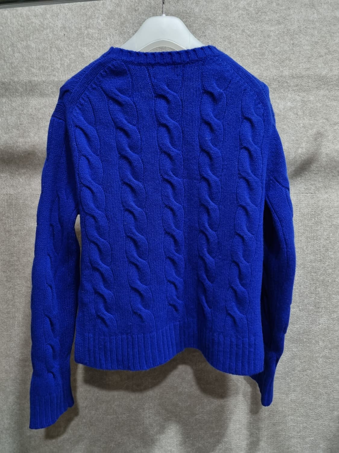 여성 M 폴로 케이블 니트 긴팔 상품이미지4