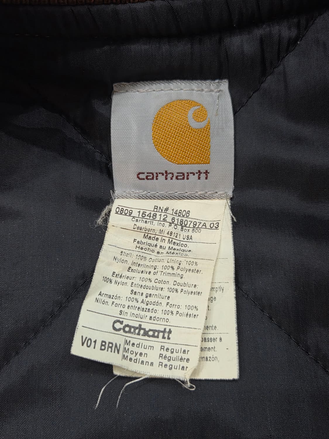 [M] 칼하트 누빔조끼 상품이미지4