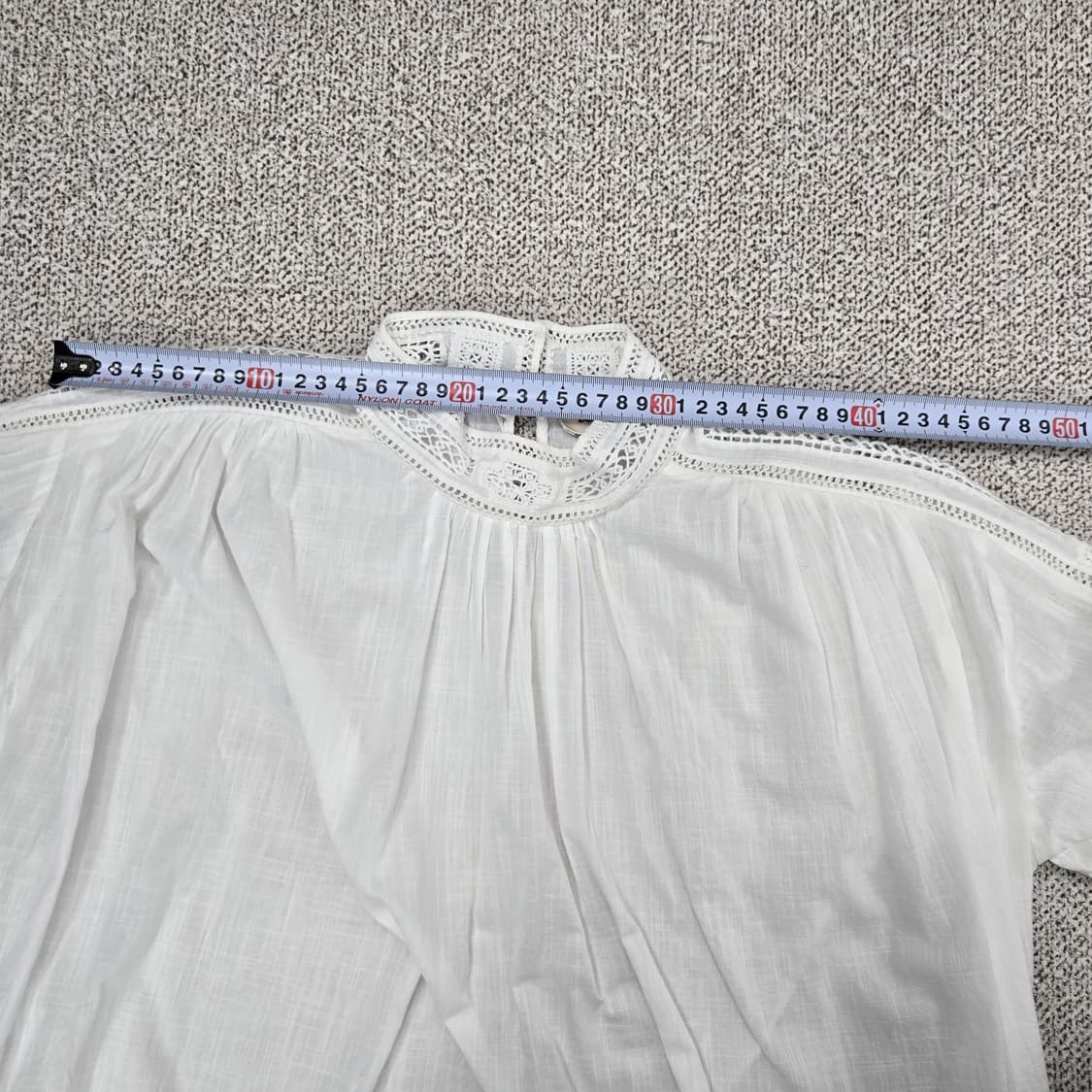 0184.자딕앤볼테르 테디 탑 블라우스 화이트XS 상품이미지7