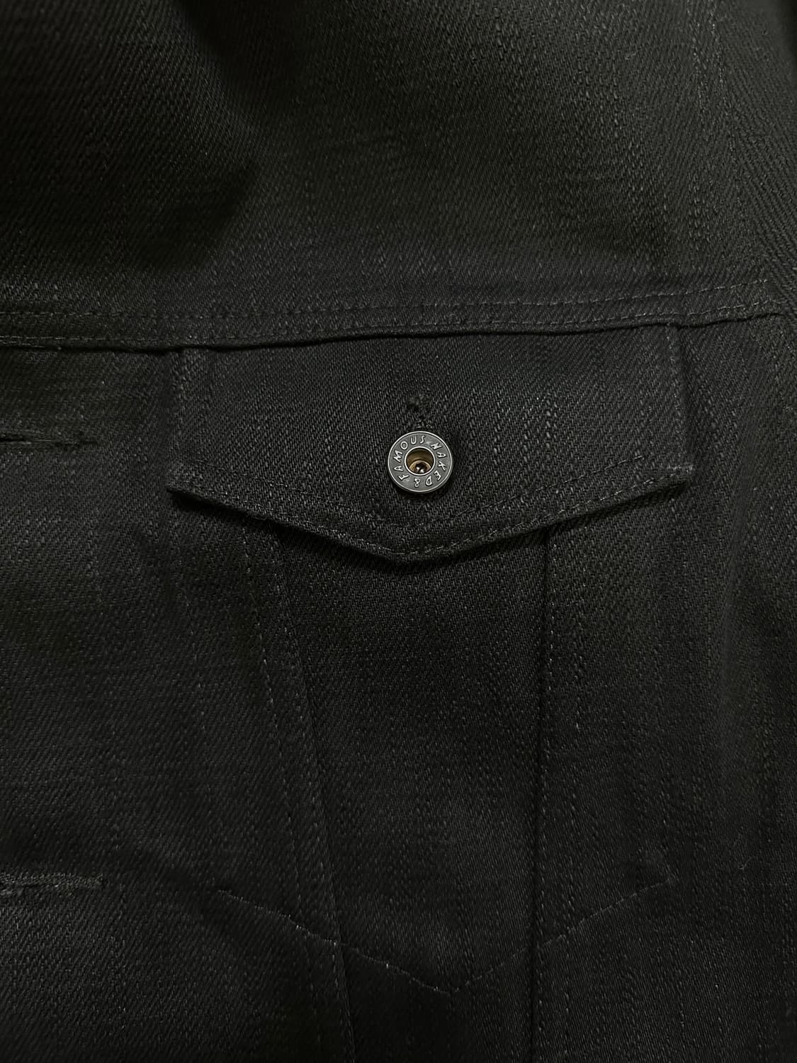 네이키드앤페이머스  naked & famous 20oz 블랙 데님 자켓 상품이미지4