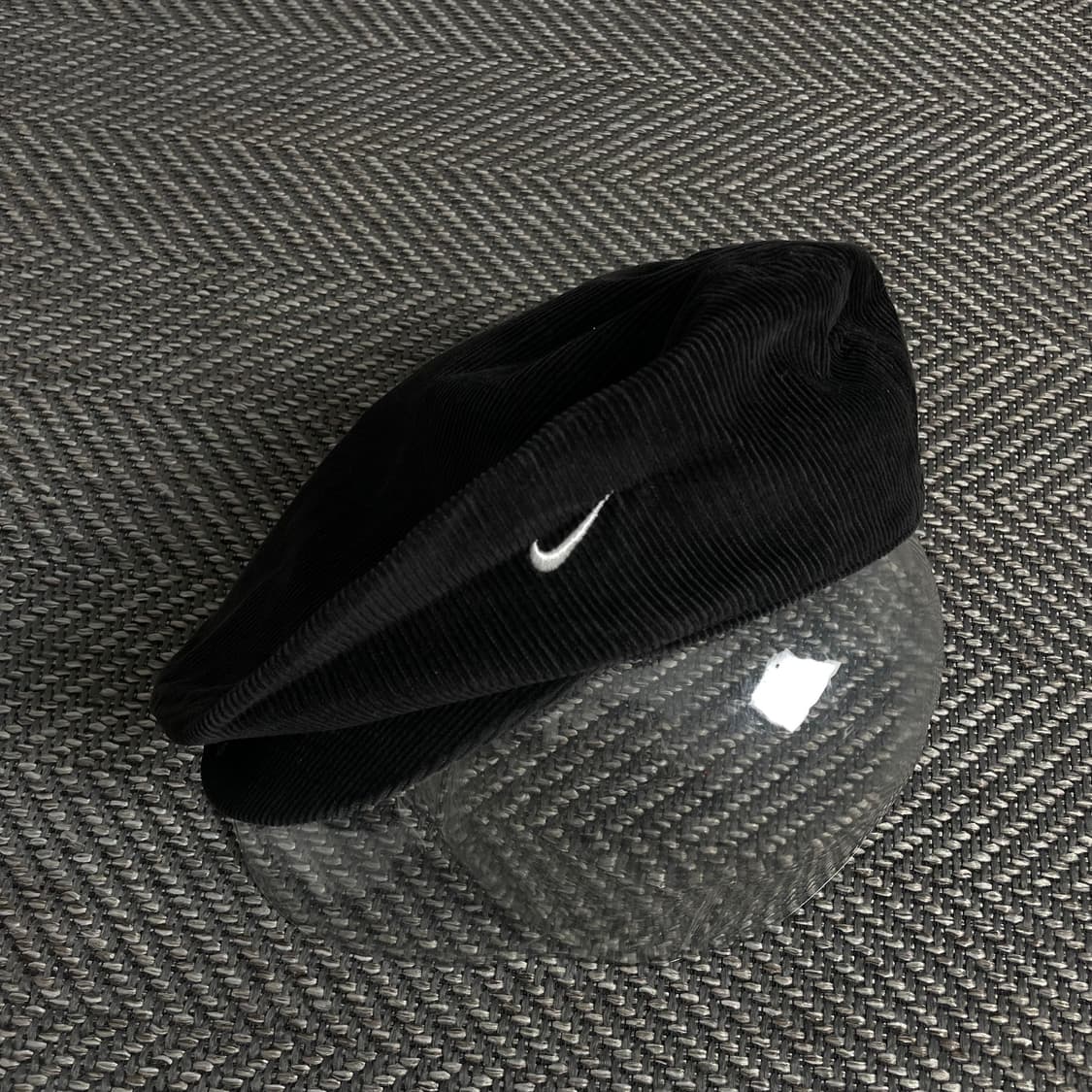 90s 나이키 올드스쿨 코듀로이 헌팅캡 블랙o 3336 상품이미지1