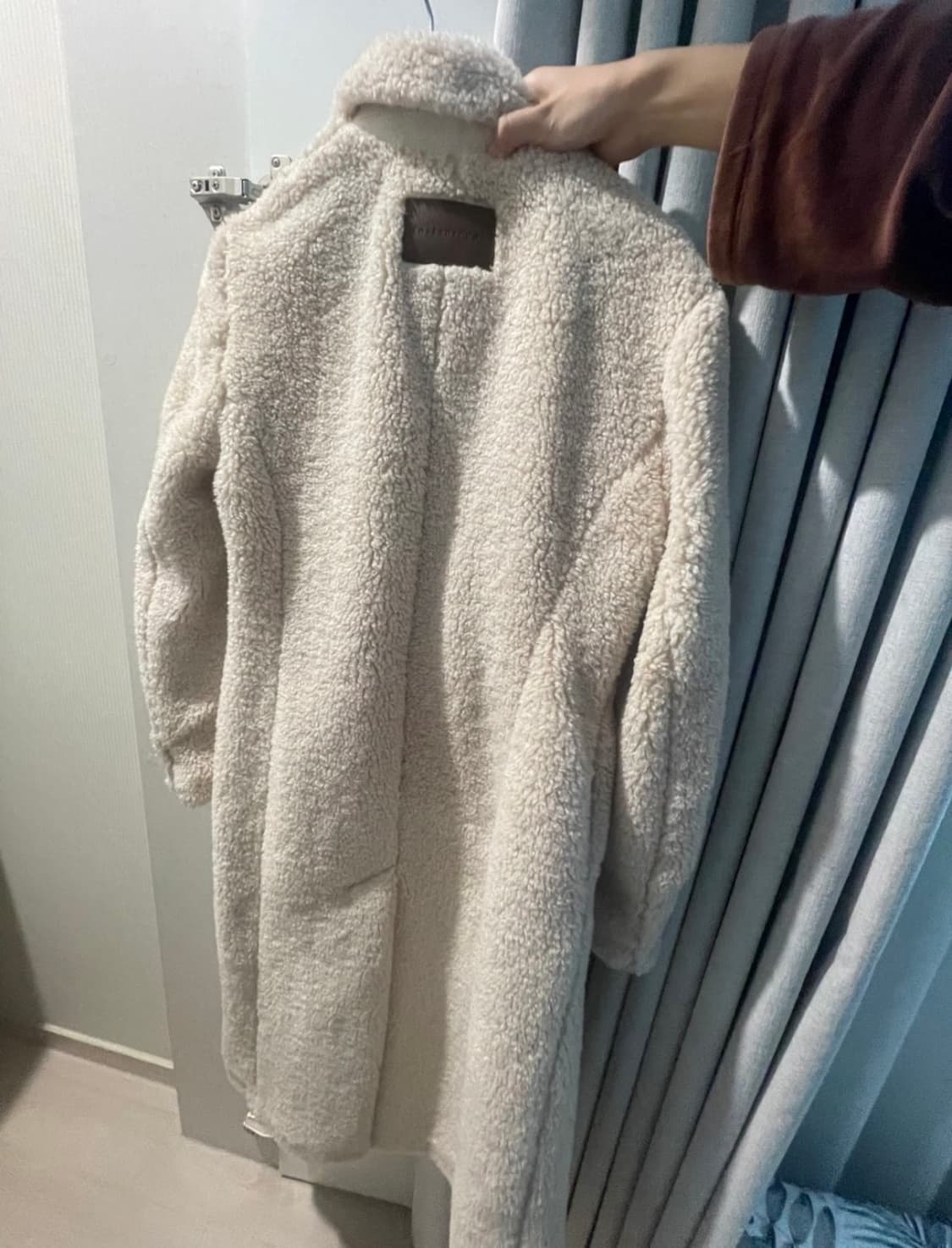 (카즈하착용) 인스턴트펑크 시어링 코트 상품이미지2