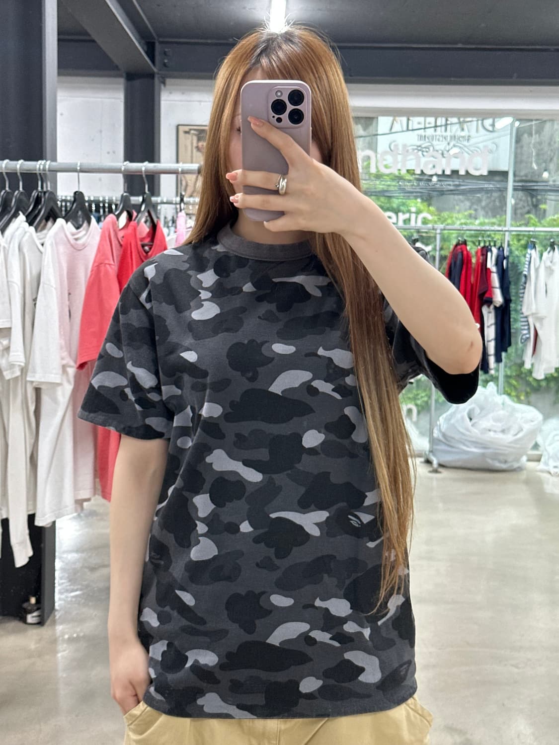 베이프 OG 리버시블 카모 반팔티 상품이미지2