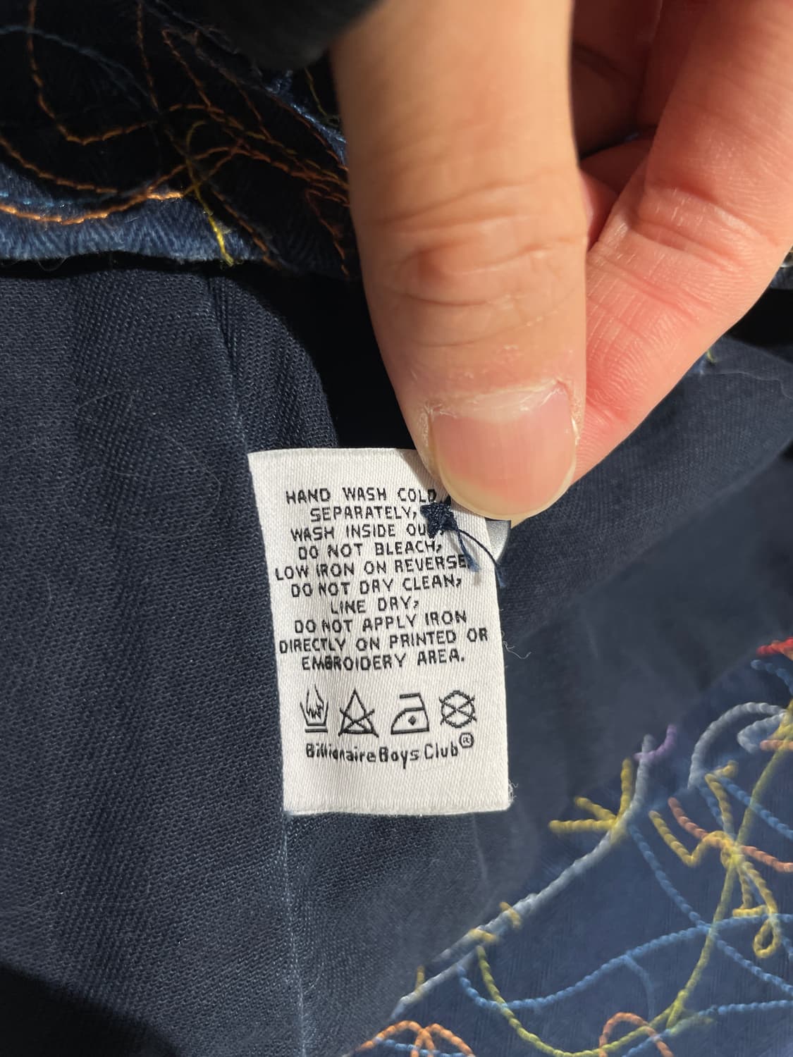 빌리어네어 보이즈 클럽 네이비 갤럭시 히든 버튼 자켓 상품이미지9