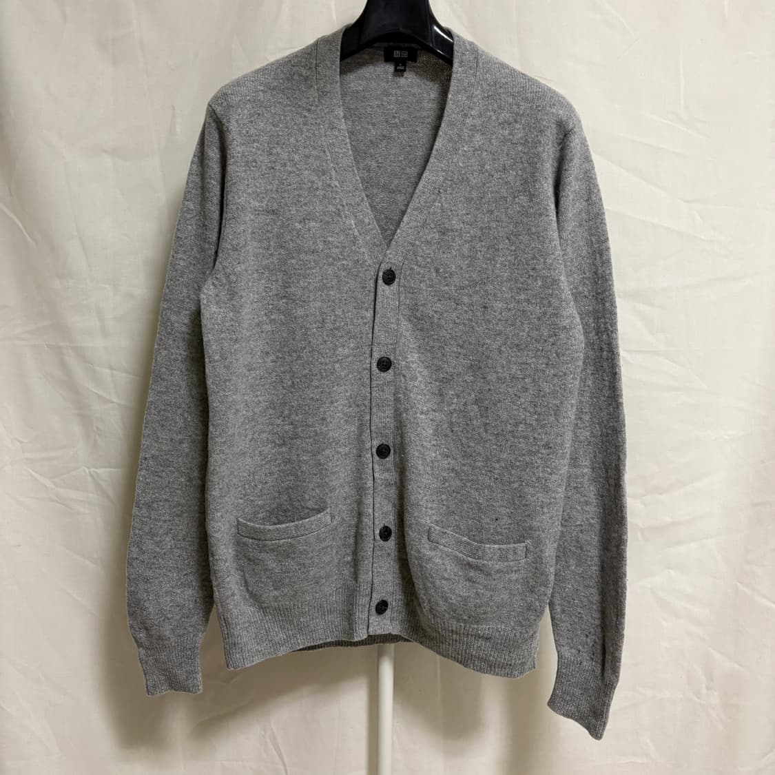 유니클로 램스울 가디건 / 그레이, L 상품이미지1