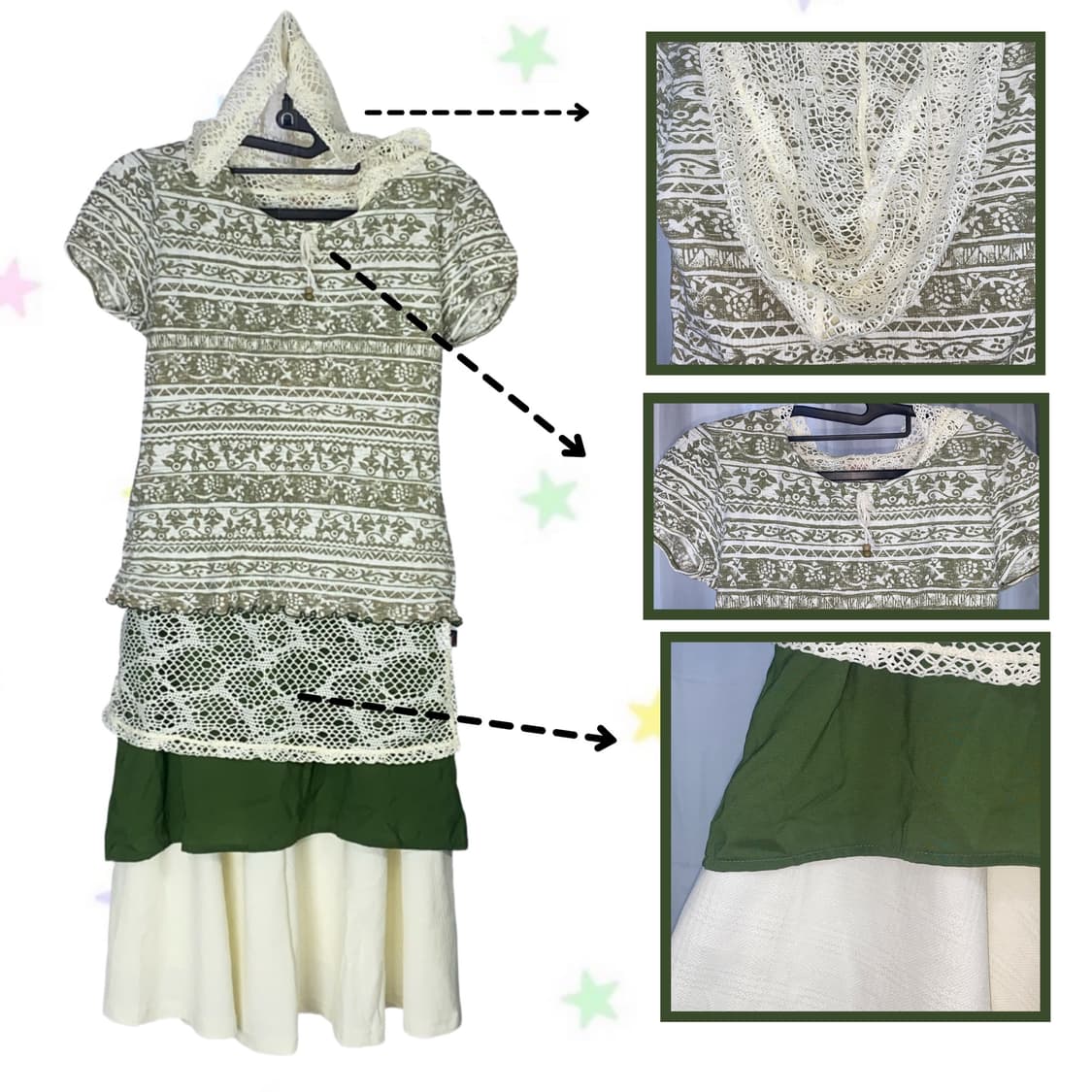 🍒키키의 후드 레이어드💚 set🍒 상품이미지2