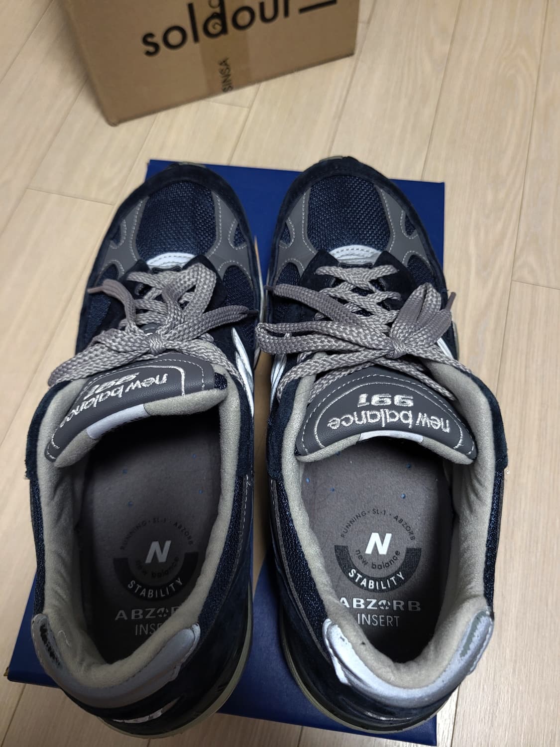 뉴발란스 991 네이비 285 상품이미지4