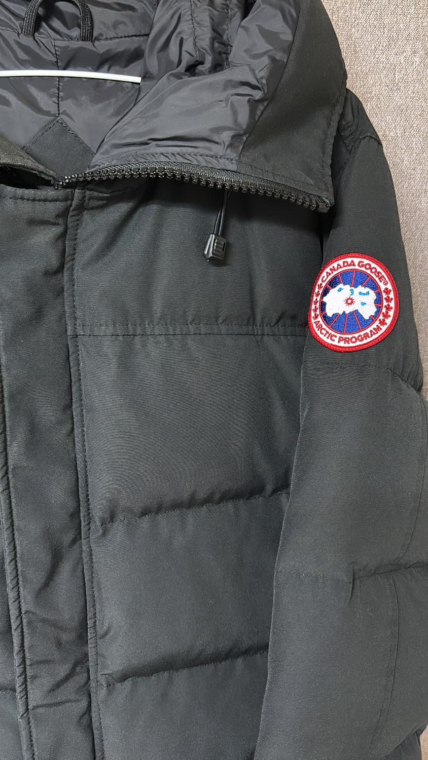 캐나다구스 맥밀란 패딩 블랙 XL 상품이미지4