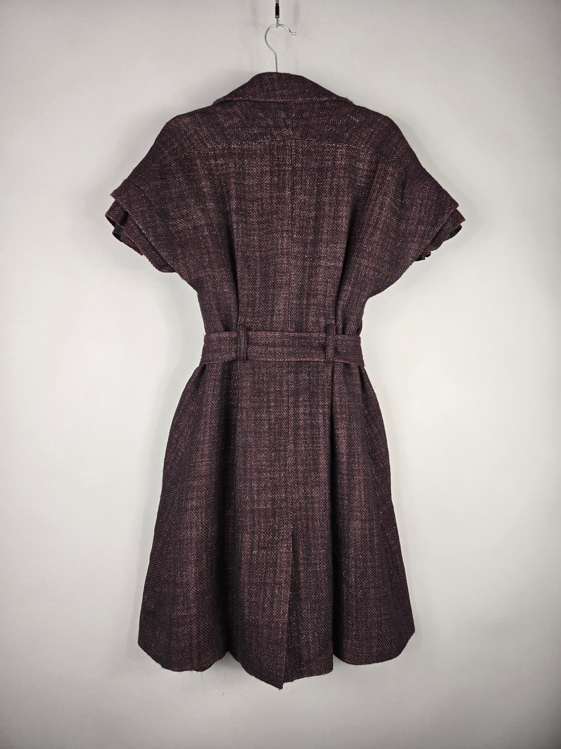 [무료배송]오즈세컨 55 여성 울 혼방 벨트 트렌치 원피스 상품이미지8