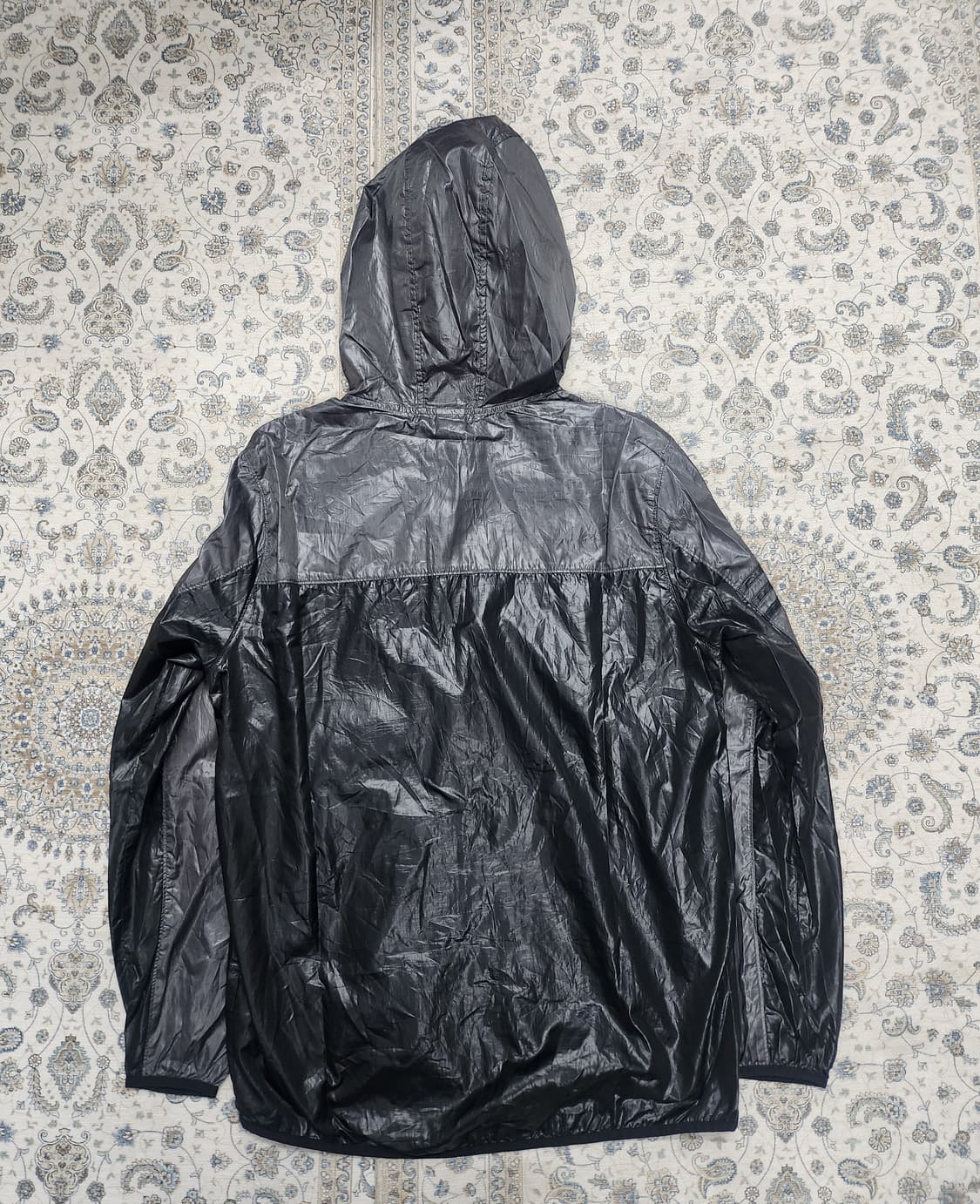 아디다스 삼선 네오 유광 후드 바람막이 XO 상품이미지2