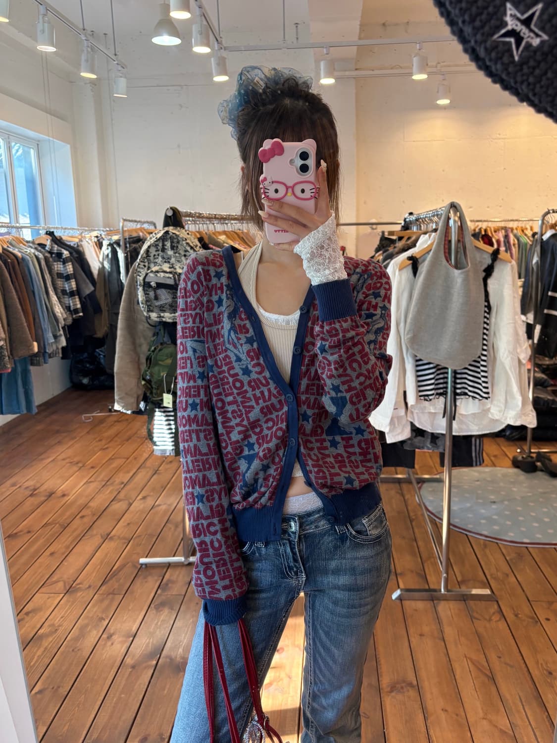 히스테릭글래머 스타 가디건 상품이미지3