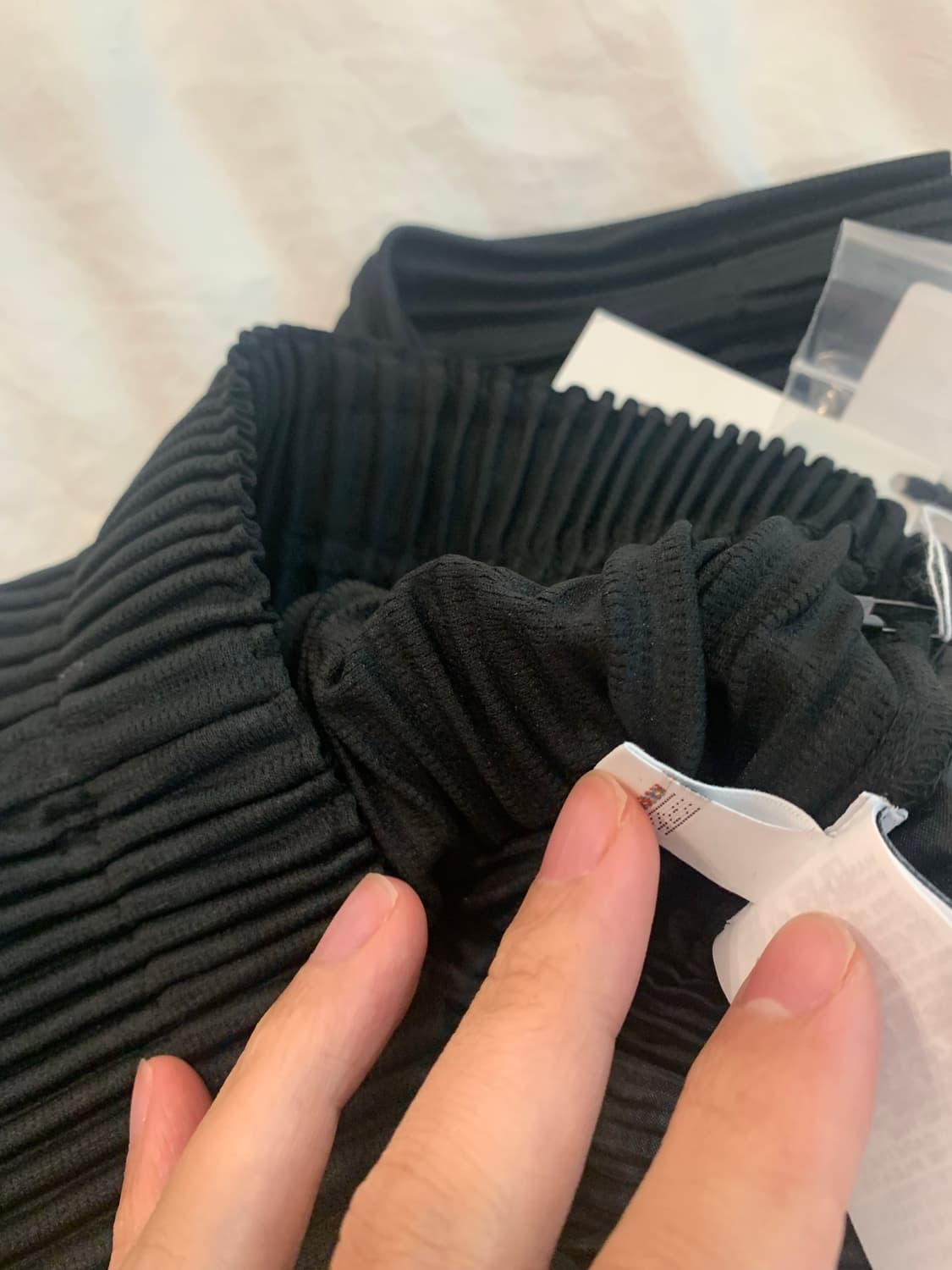 옴므플리세 블랙 마이크로 쇼츠 25년7월 먼슬리 jf074 새상품 상품이미지5