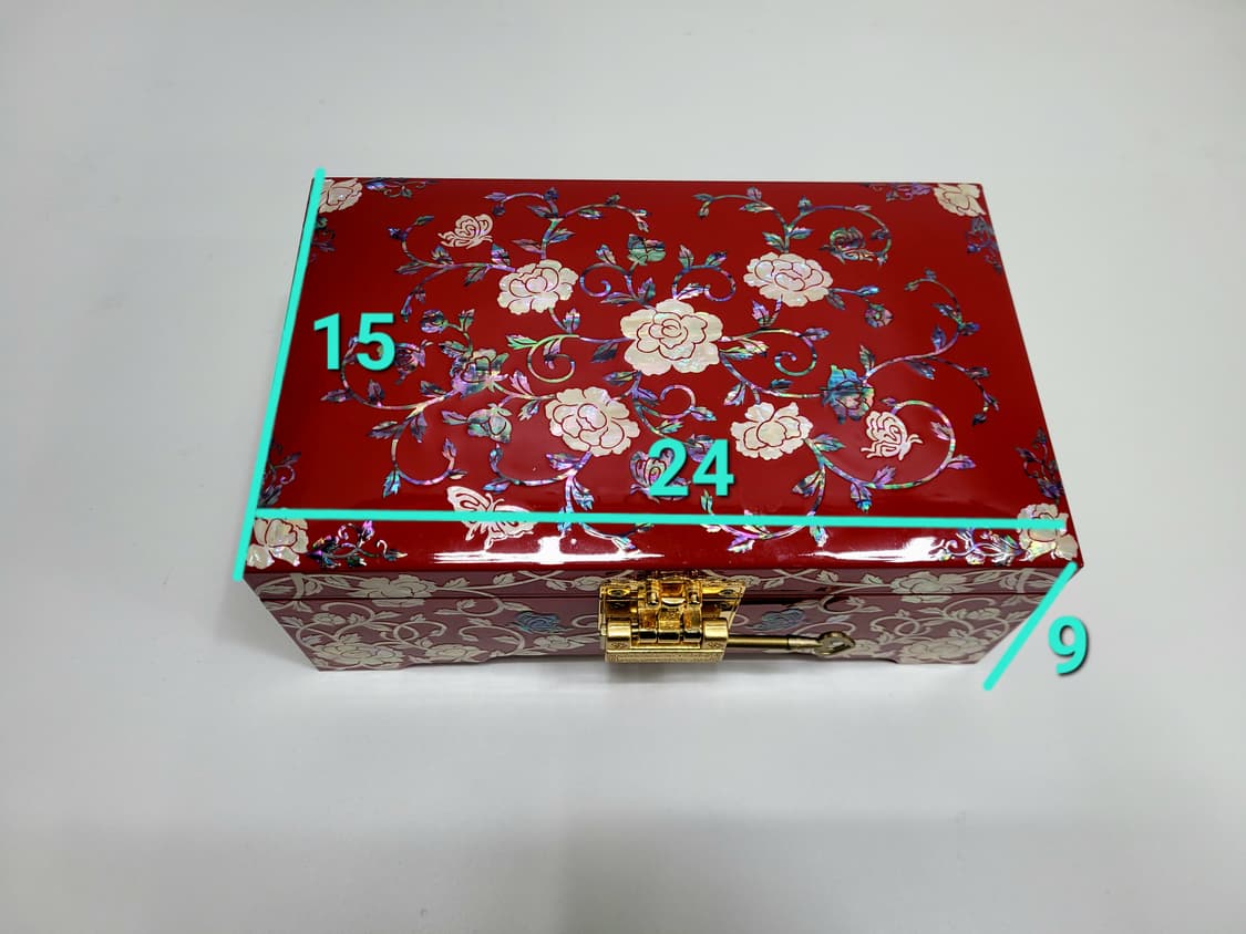 (새상품급) 진주쉘 나전칠기 보석함
 상품이미지10