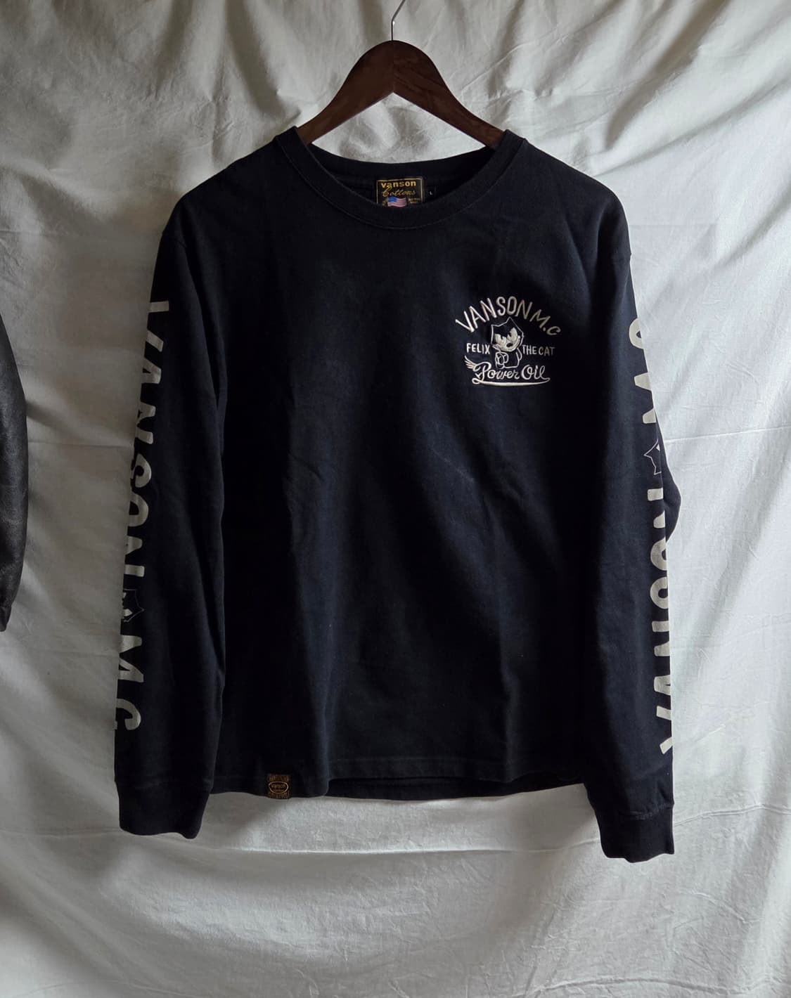 밴슨레더 펠릭스 롱슬리브 티셔츠 블랙 L 상품이미지2