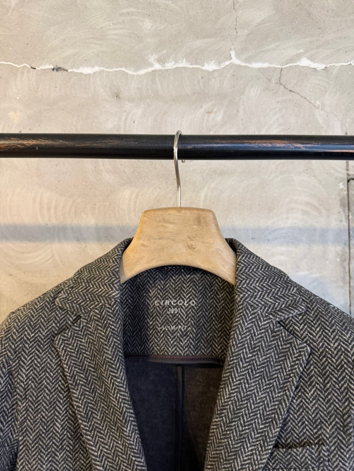 치르꼴로 저지 패브릭 테일러드 자켓 55~66 상품이미지3