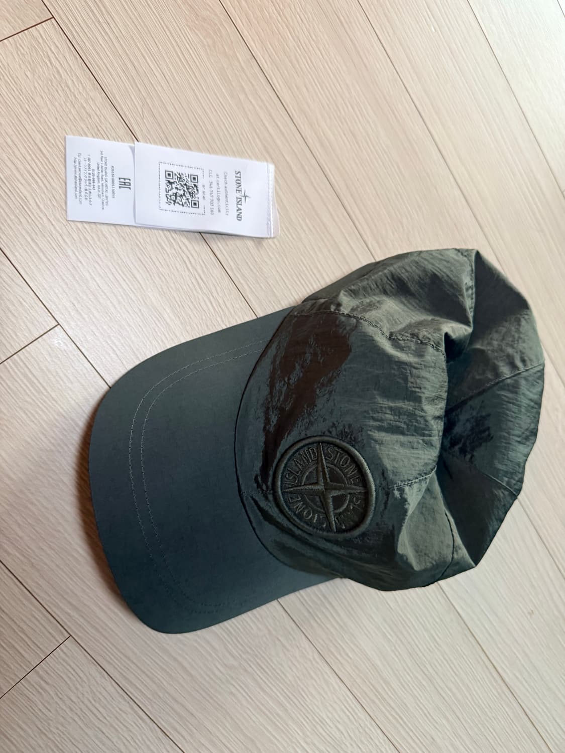 스톤아일랜드 나일론 볼캡 머스크그린 2XL 상품이미지3