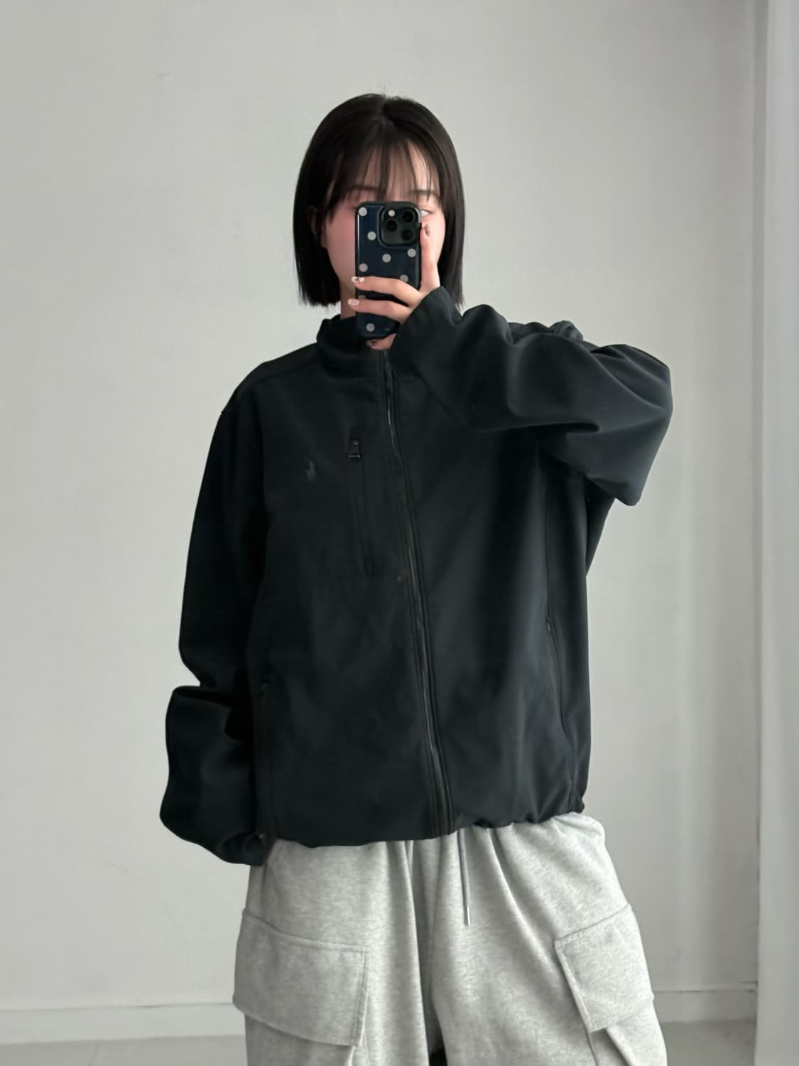 폴로 차콜 폴리 자켓 상품이미지1