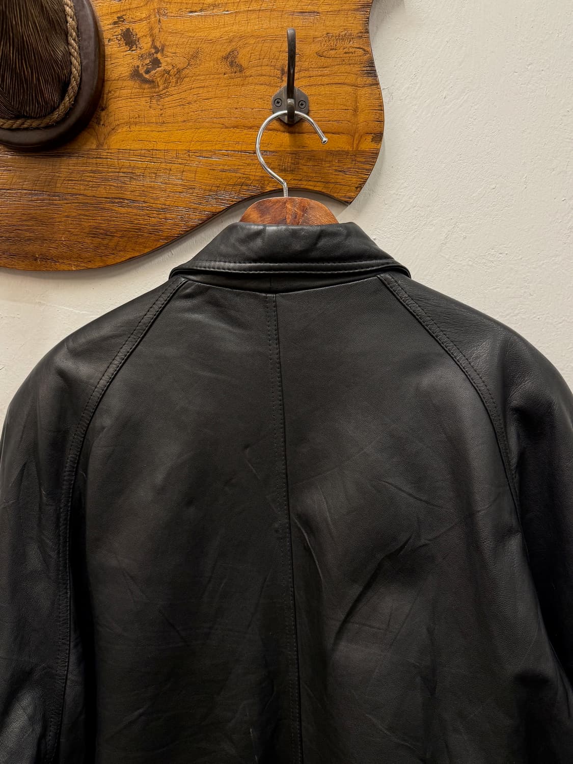 SCANDINAVIA Sheepskin Leather Bomber  상품이미지7