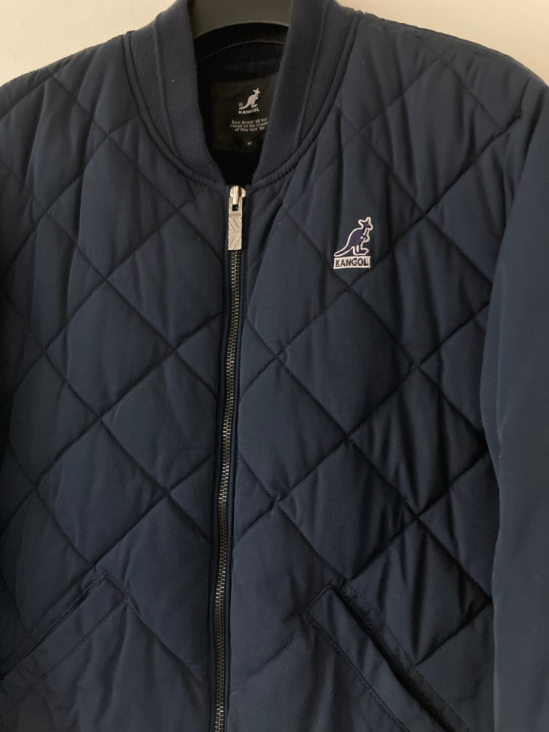 캉골 퀼팅 자켓 네이비 상품이미지2