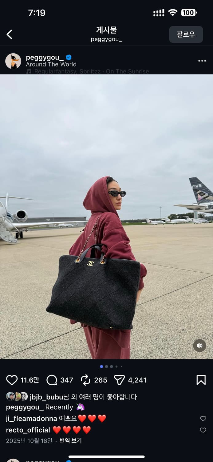 샤넬 블랙그레이 퀼팅쇼퍼백 상품이미지3