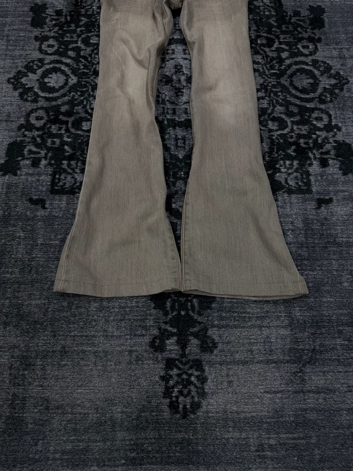 Goa 00s vintage grey boots cut denim pan 상품이미지5