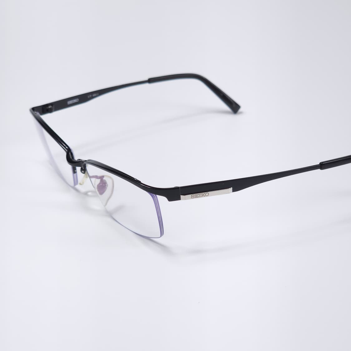 세이코 SEIKO 일본 빈티지 긱시크 반무테 안경 상품이미지1