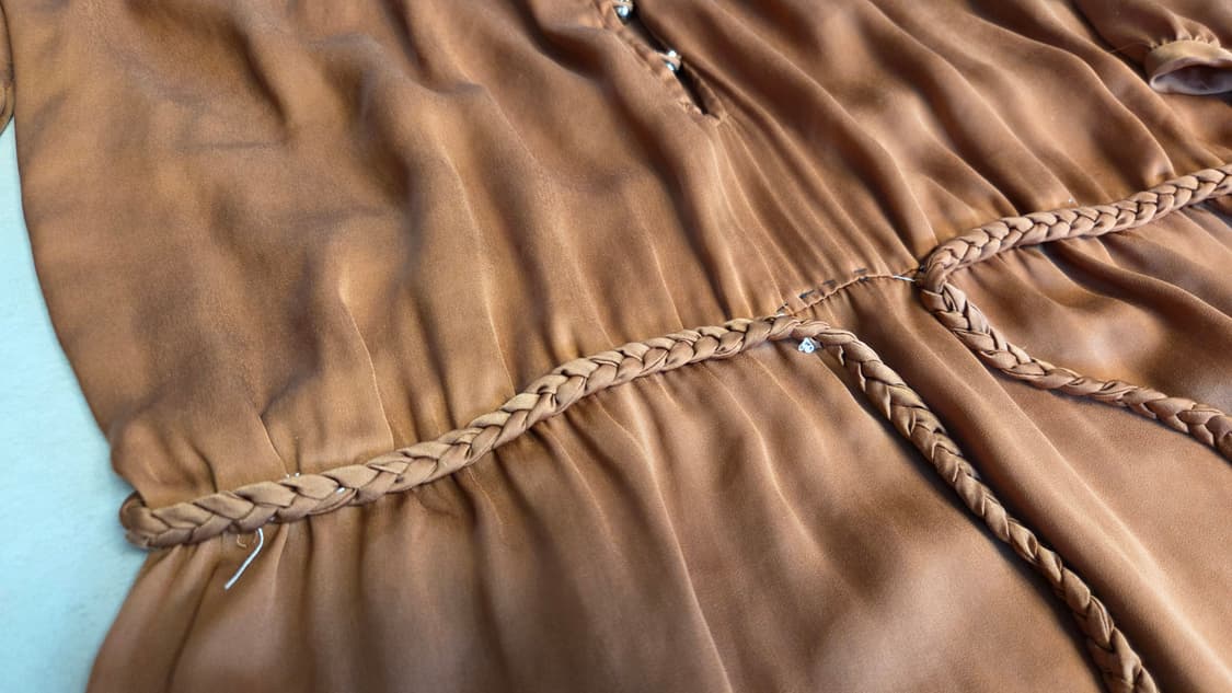 산드로 애니홀 브라운 롱 원피스  상품이미지5