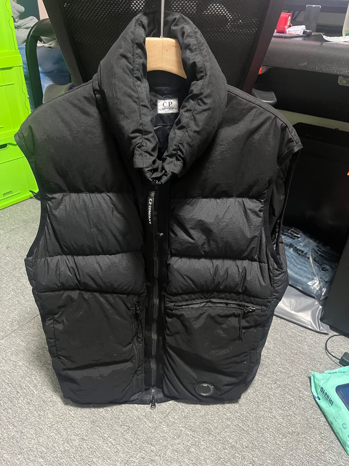 Cp컴퍼니 구스다운 패딩 조끼 52사이즈 정품 상품이미지1