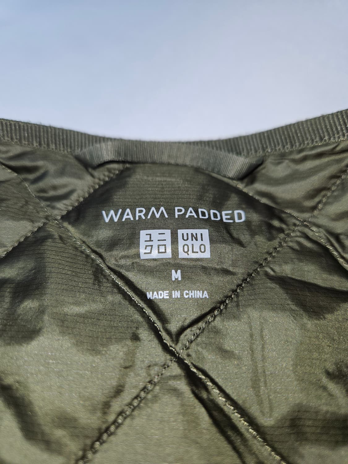 유니클로 웜패디드 경량 깔깔이 누빔자켓 울트라라이트다운 M 상품이미지4